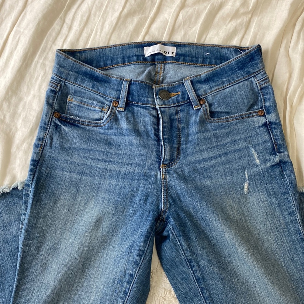 Loft Modern Skinny Cropped Jeans